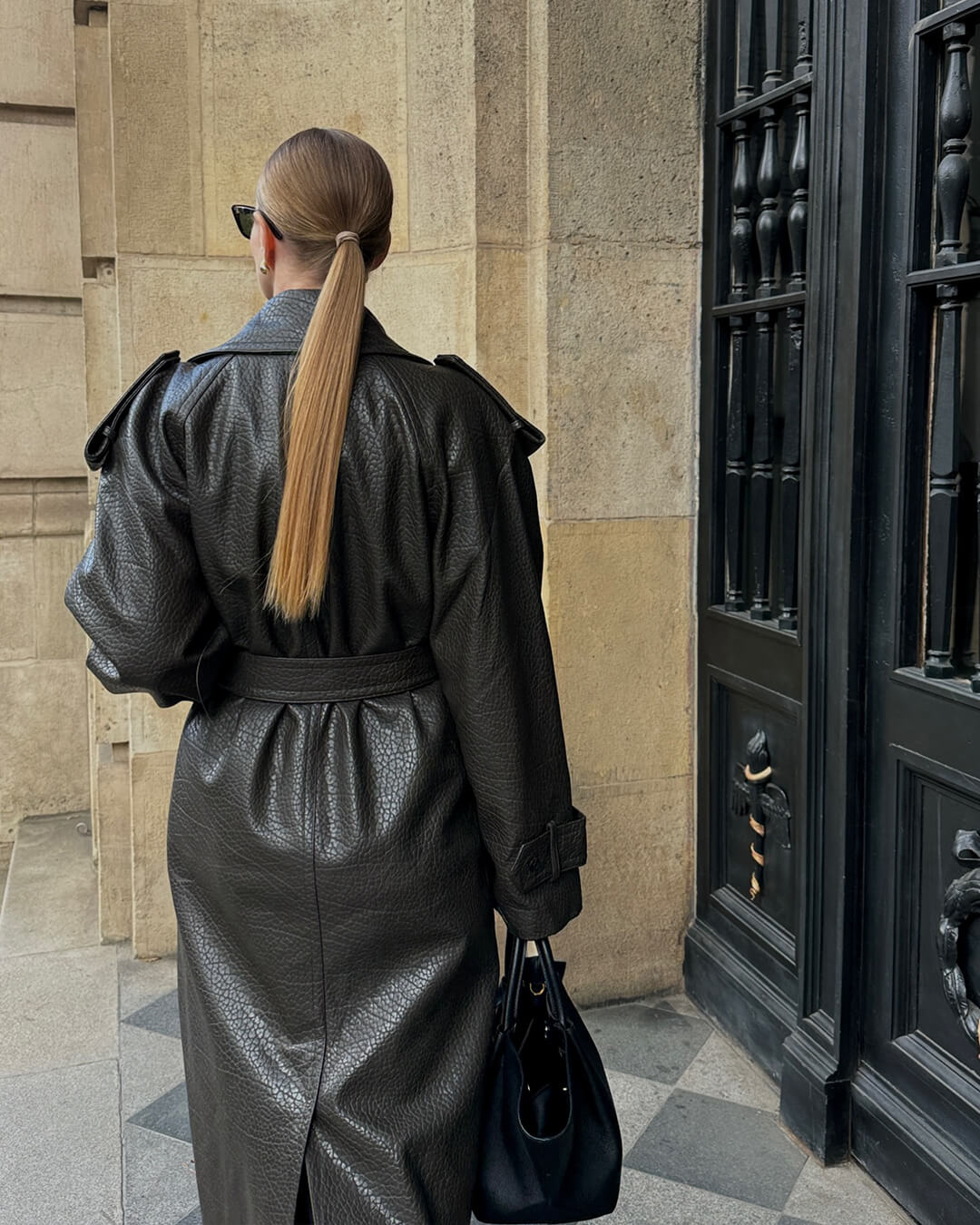 ZEYA - Dominique Long Leather Jacket