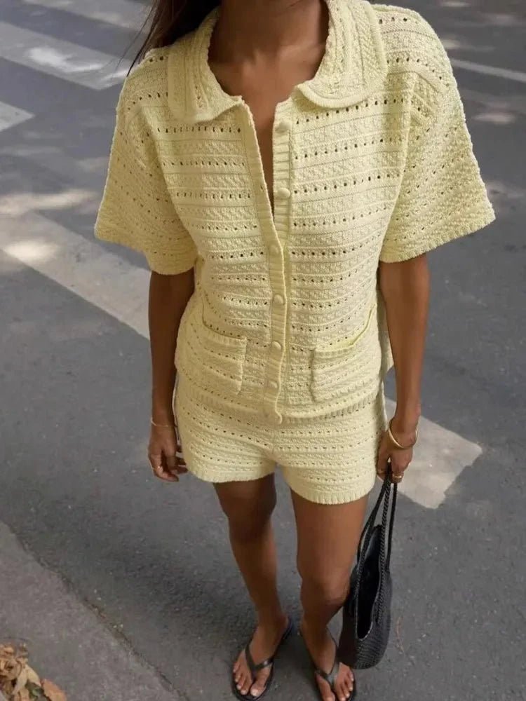 ZEYA - Elena Knitted Two-Piece Summer Set