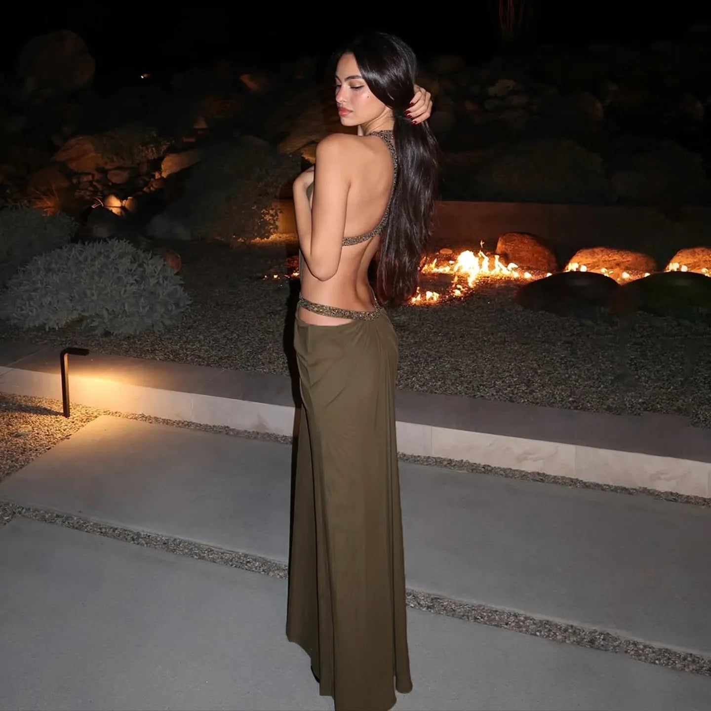 ZEYA - Emilia Halter Maxi Dress