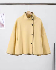 Emma High Neck Button Jacket