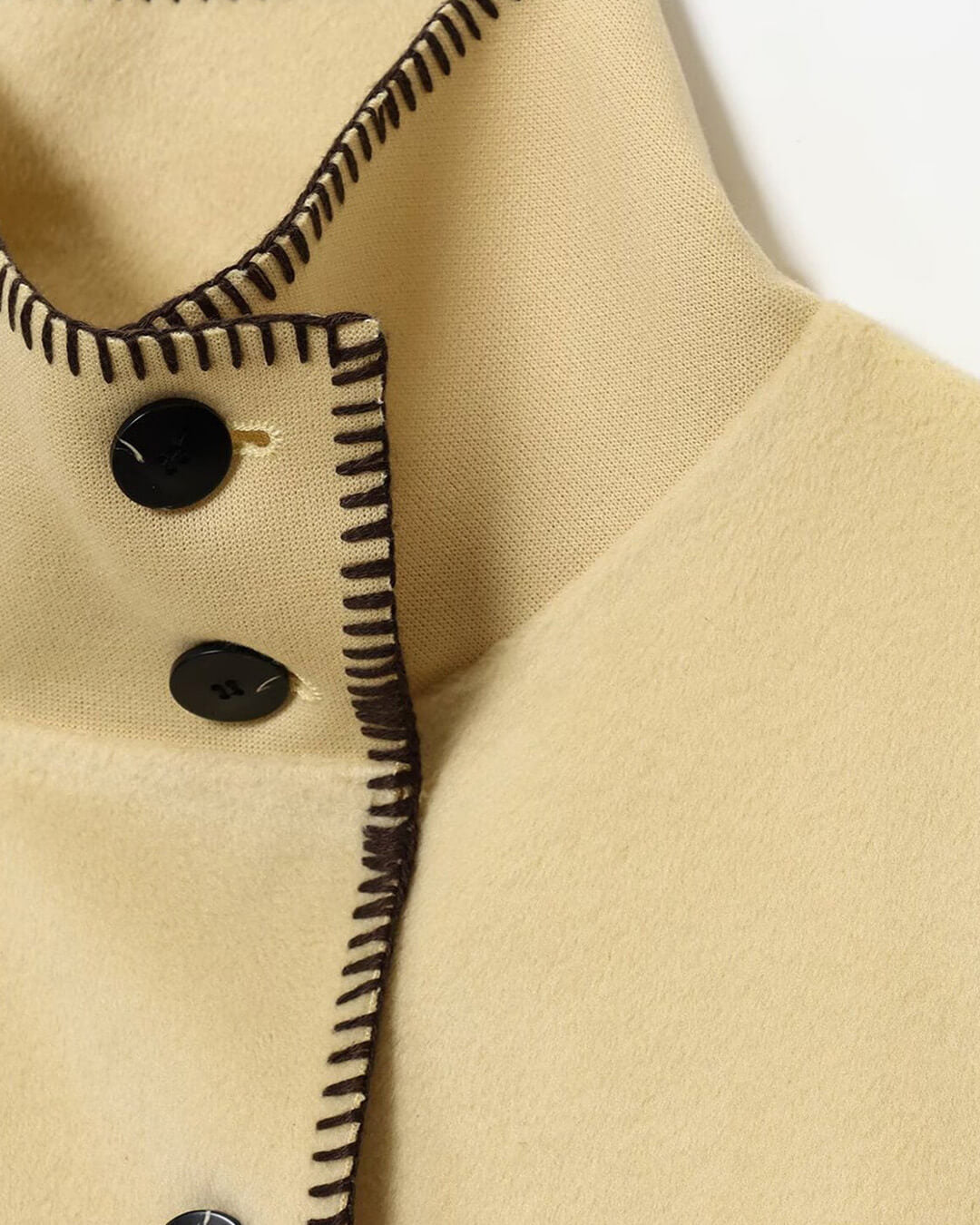 ZEYA - Emma High Neck Button Jacket
