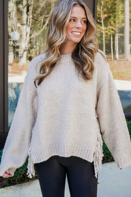 Eva Tassel Knit Sweater