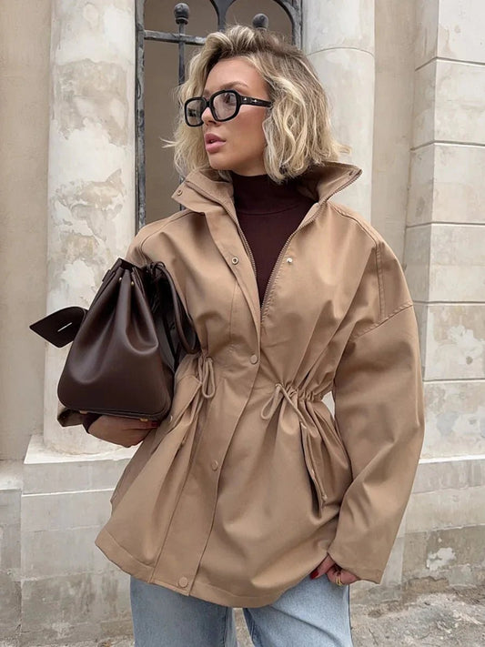 ZEYA - Eve Drawstring Trench Coat