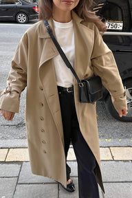 Evelyn Classic Double Breasted Trench Coat