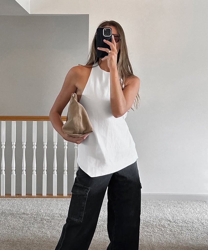ZEYA - Felice Halter Neck Backless Top