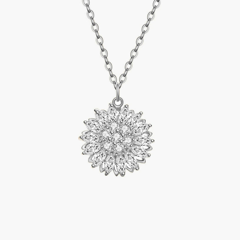 ZEYA - Flower Anxiety Spinner Necklace