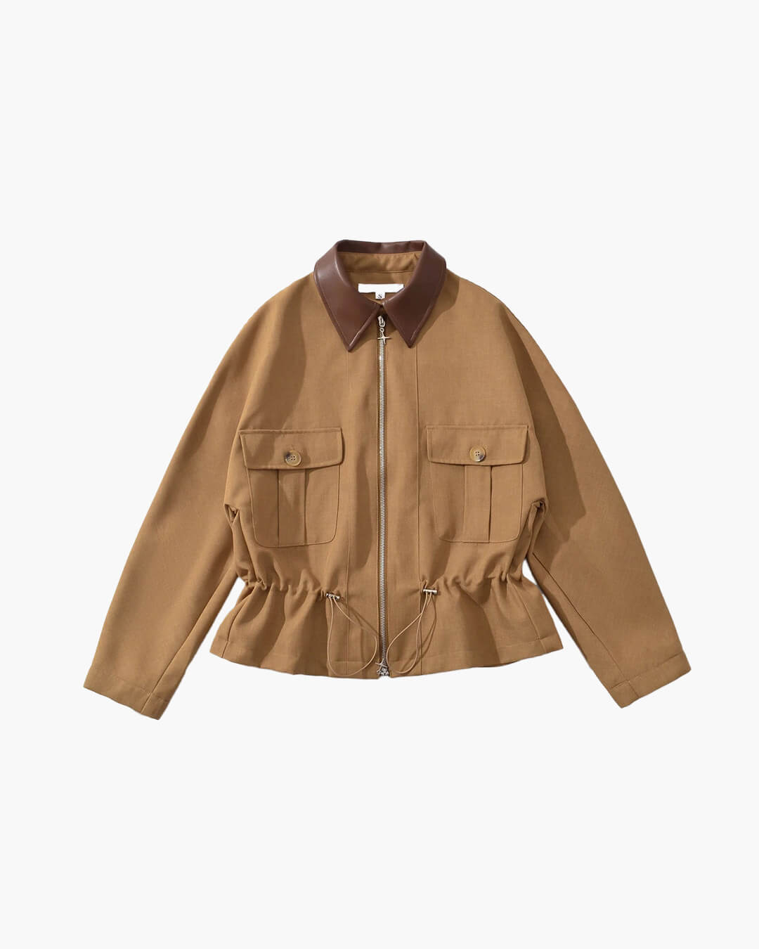 Emilia Batwing Sleeve Zip-Up Jacket