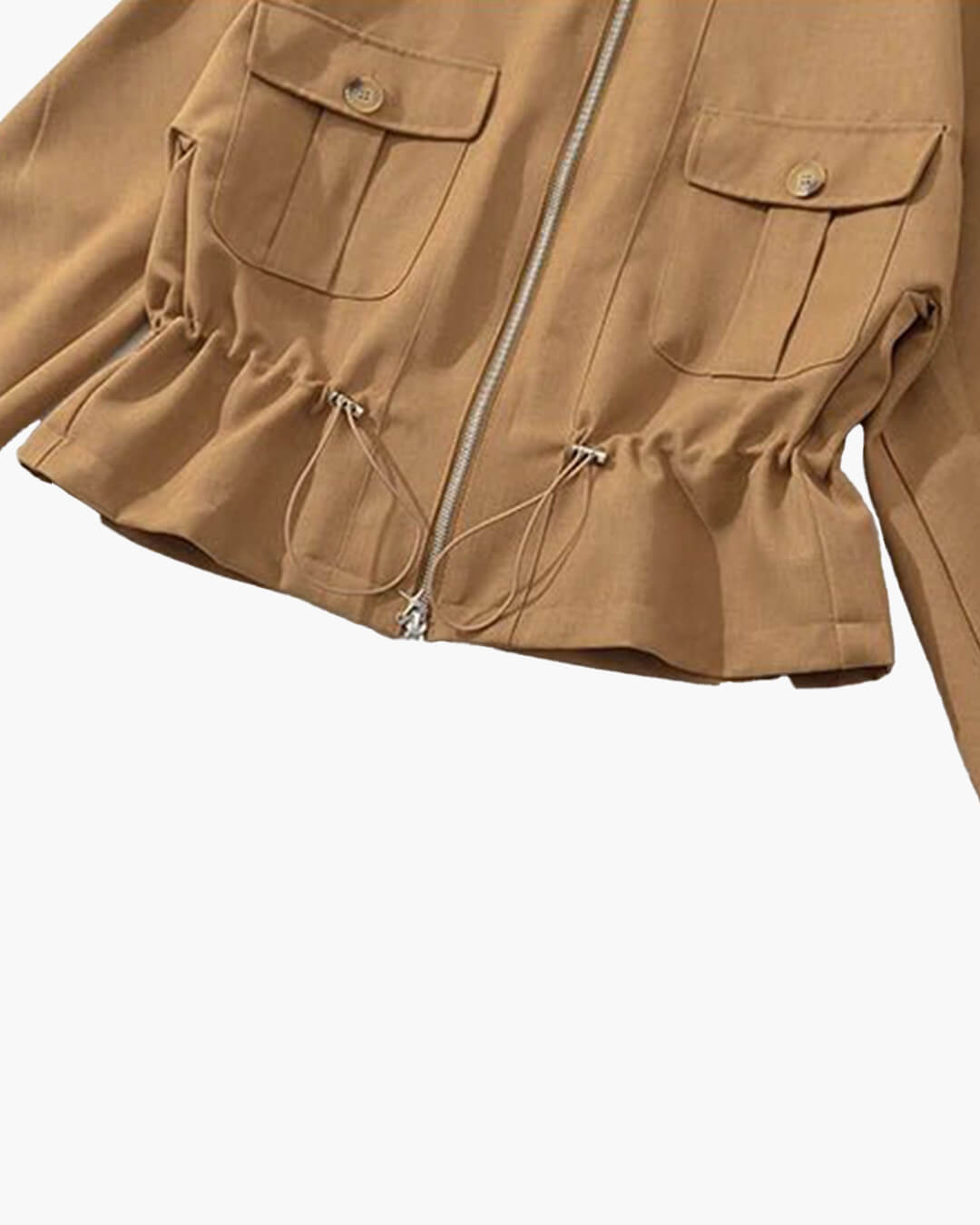 Emilia Batwing Sleeve Zip-Up Jacket