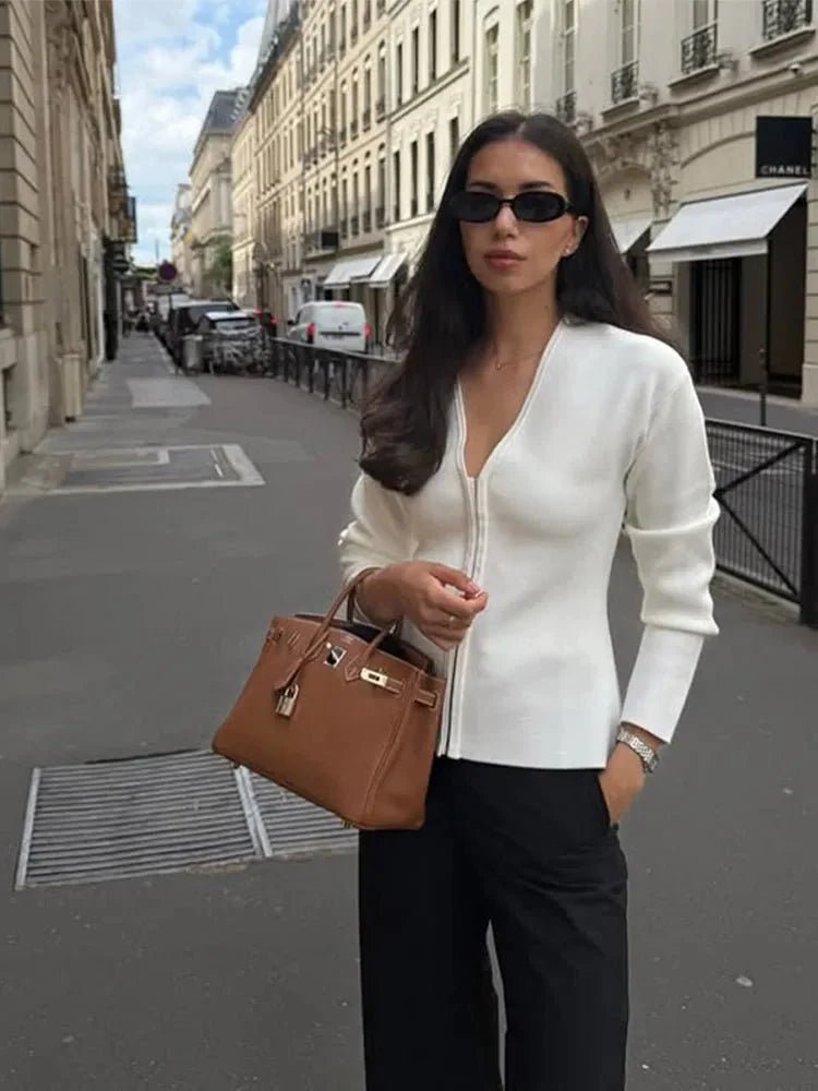 ZEYA - Glenda Cardigan with Zipper