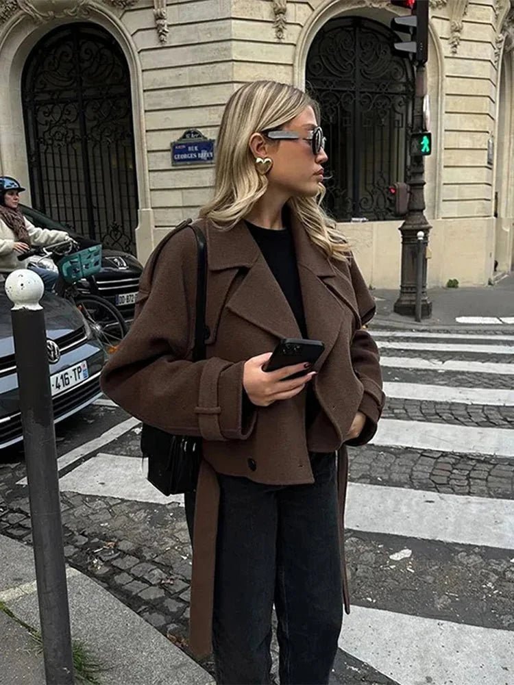 ZEYA - Hannah Lace Up Trench Coat