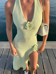 Harmony Knit Split Maxi Dress