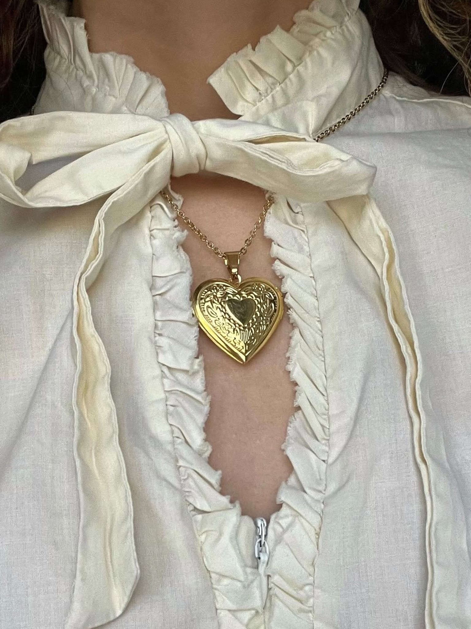 ZEYA - Heart Locket Necklace