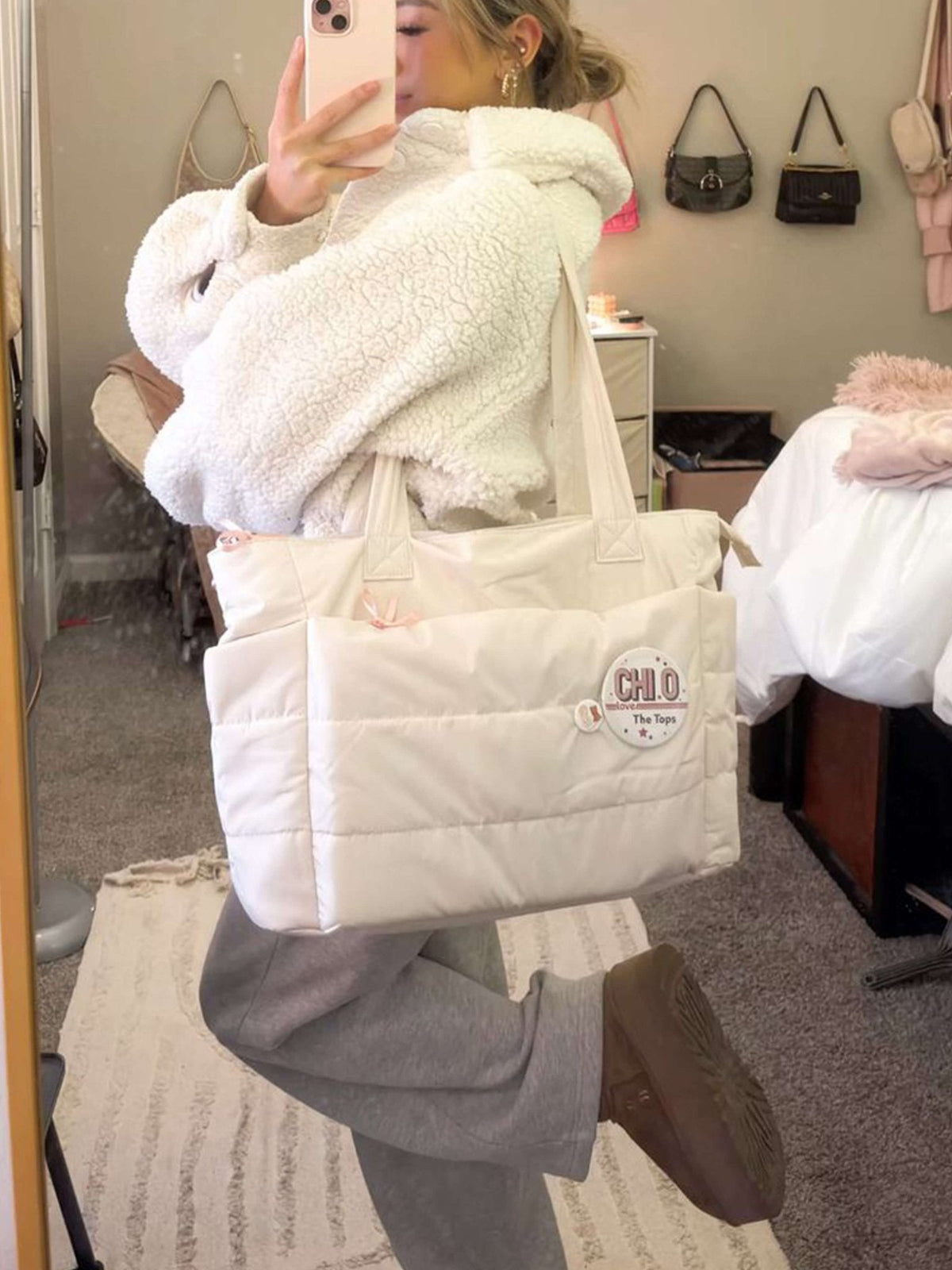 ZEYA - Iconic Puffer Tote Bag