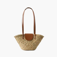 Ingela Woven Rattan Shoulder Bag