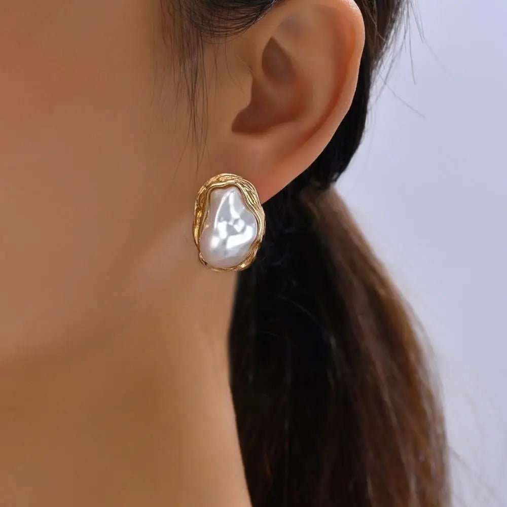 ZEYA - Ivy Vintage Pearl Earrings
