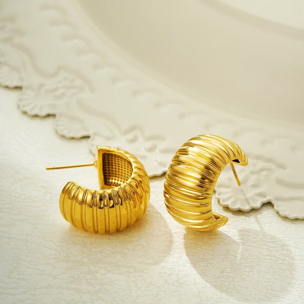 ZEYA - Jaime Chunky Hoop Earrings