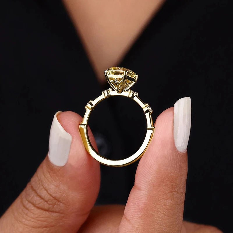 ZEYA - Jasmine Square Zirconia Ring