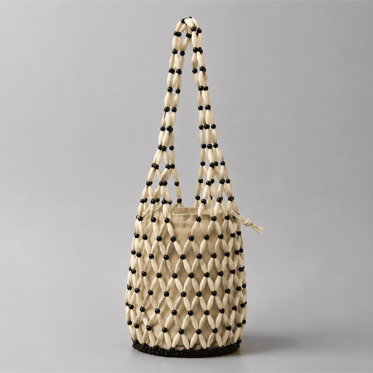 ZEYA - Jessica Woven Beaded Tote Bag