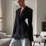 Joanne Blazer with Lace Details
