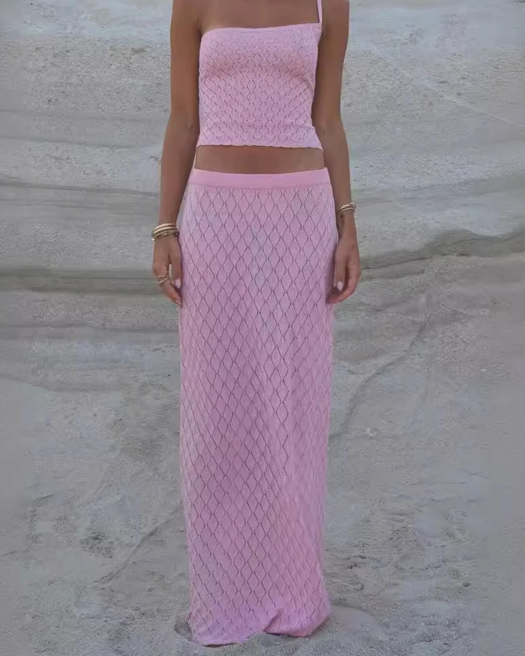 ZEYA - Jodie Knit Tank Dress Set