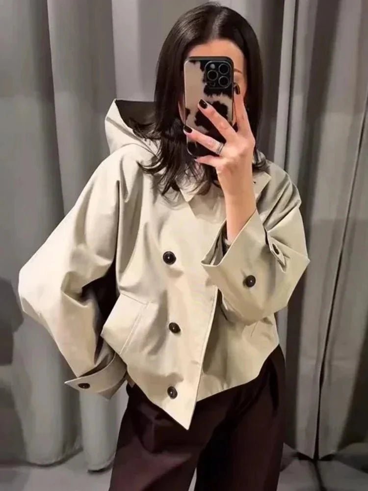 ZEYA - Juliet Hooded Trench Coata