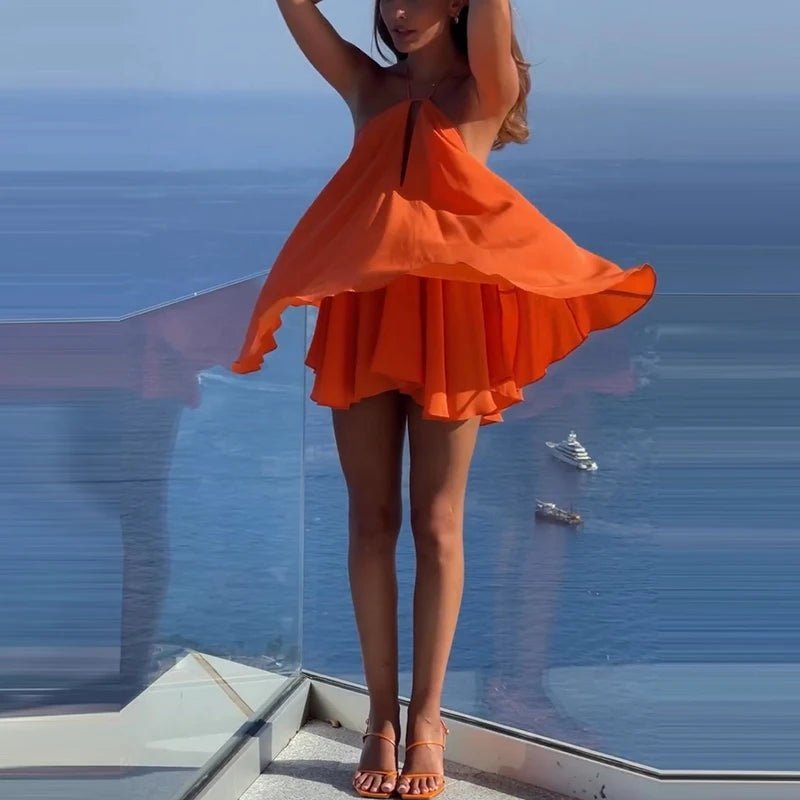 ZEYA - Krissi Halter Mini Dress