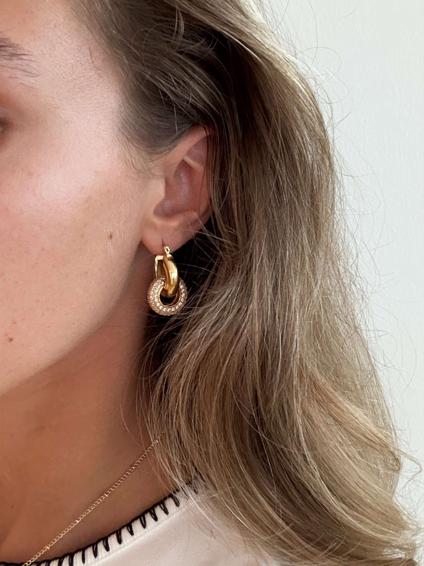 ZEYA - Lena Pavé Earrings