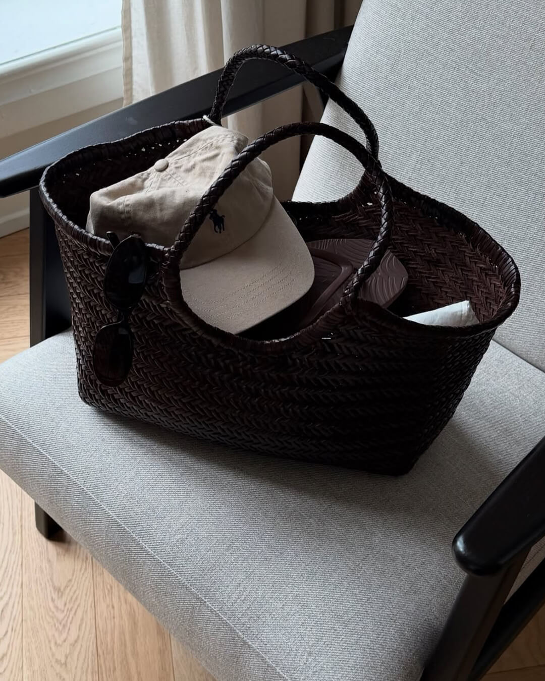 ZEYA - Leona Woven Faux Leather Bag