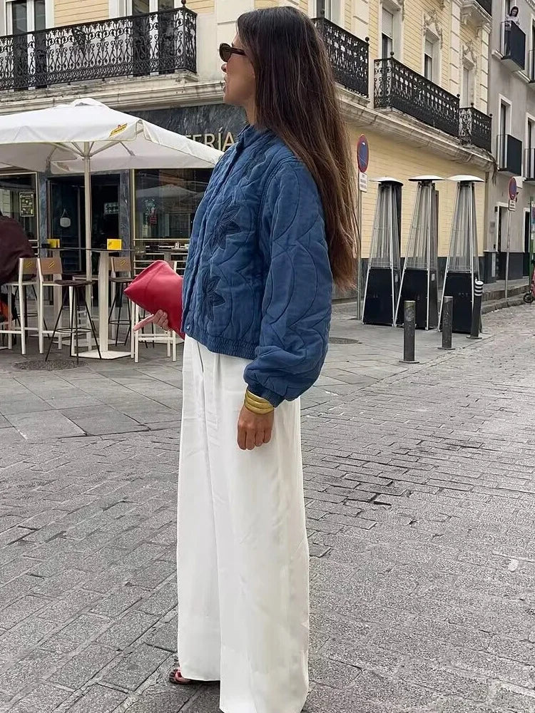 ZEYA - Leonie Quilted Embroidered Jacket