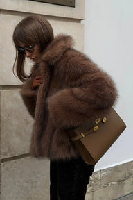 Lilibeth Faux Fur Short Coat