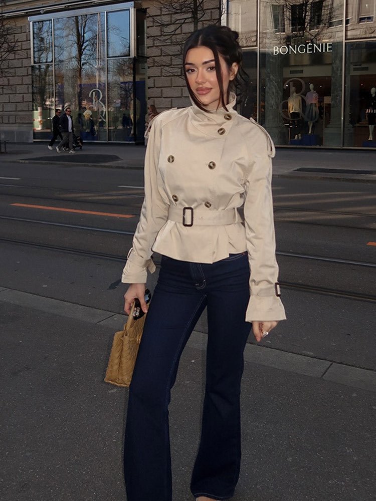 ZEYA - Lindy Cropped Trench Coat