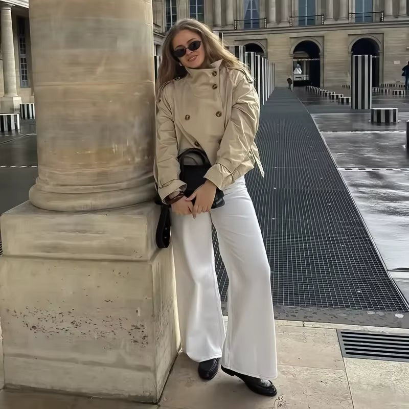 ZEYA - Lisa Cropped Trench Coat