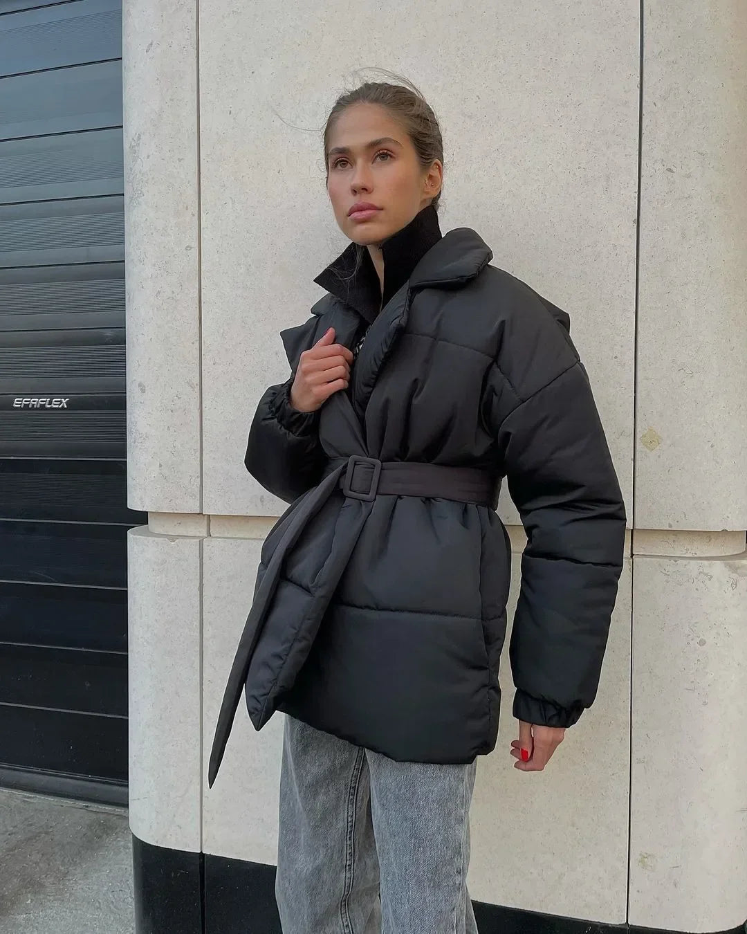 ZEYA - Lou Belted Puffer Jacket