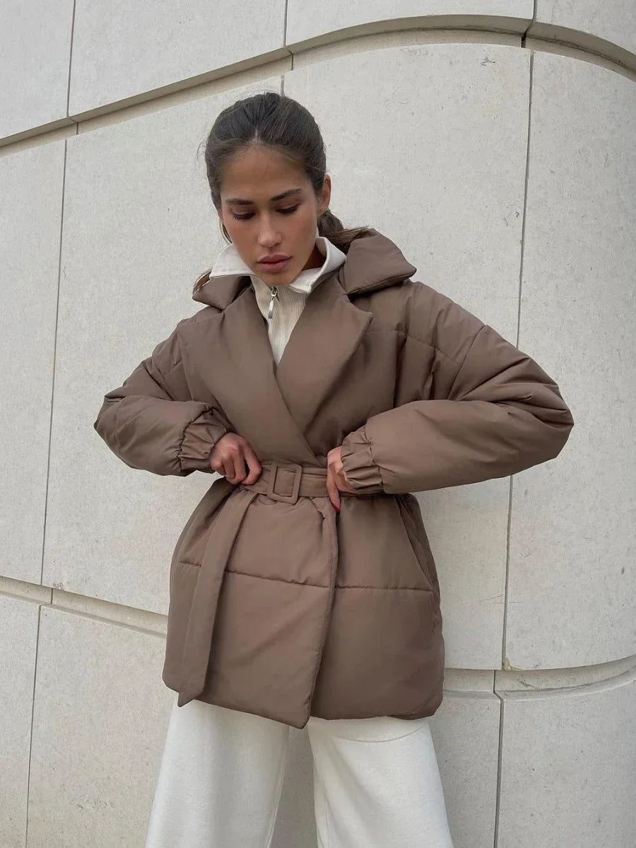 ZEYA - Lou Belted Puffer Jacket
