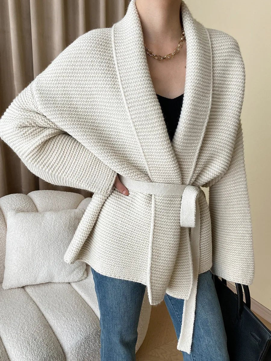 ZEYA - Madilyn Belted Knit Cardigan
