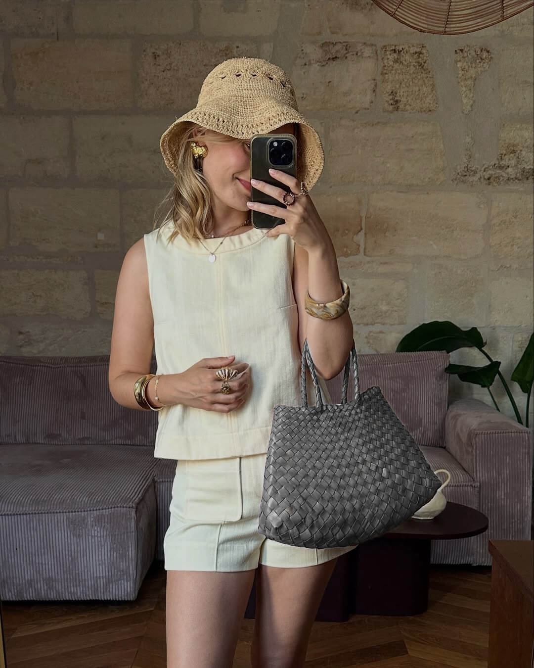 ZEYA - Madison Woven Bag Medium