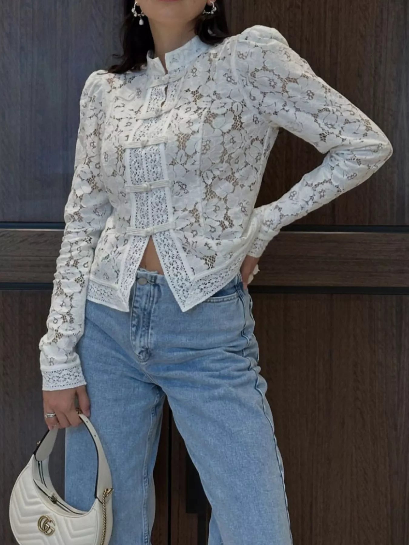 ZEYA - Mariana Sheer Lace Blouse