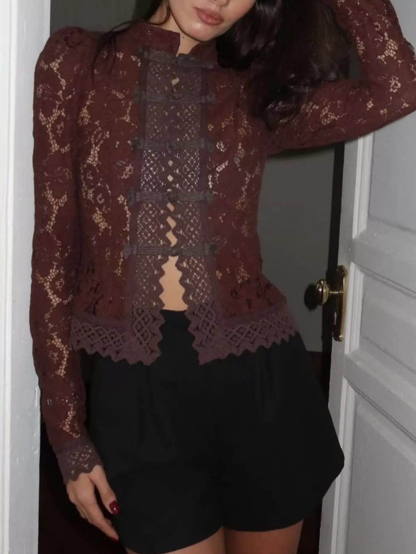 ZEYA - Mariana Sheer Lace Blouse