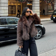 Maricar Faux Fur Coat