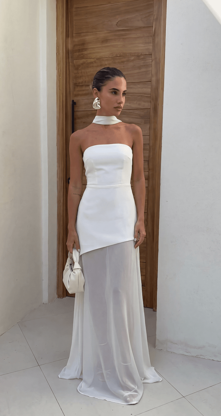 ZEYA - Mary Asymmetric Maxi Dress