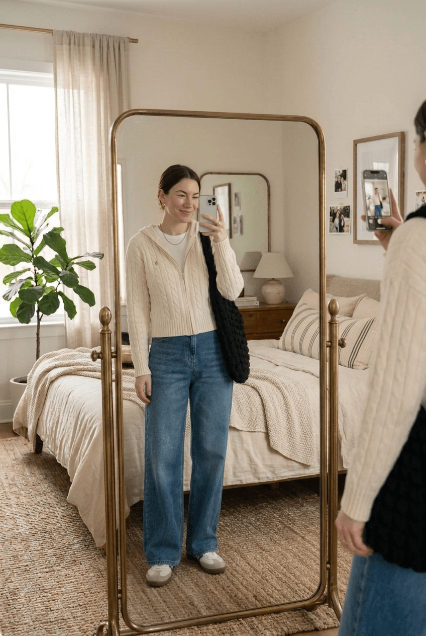 ZEYA - Melanie High Neck Zip Up Knit Cardigan