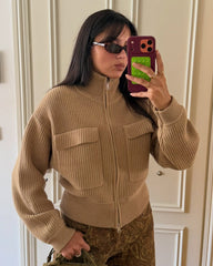Penelope Ribbed Knit Cardigan