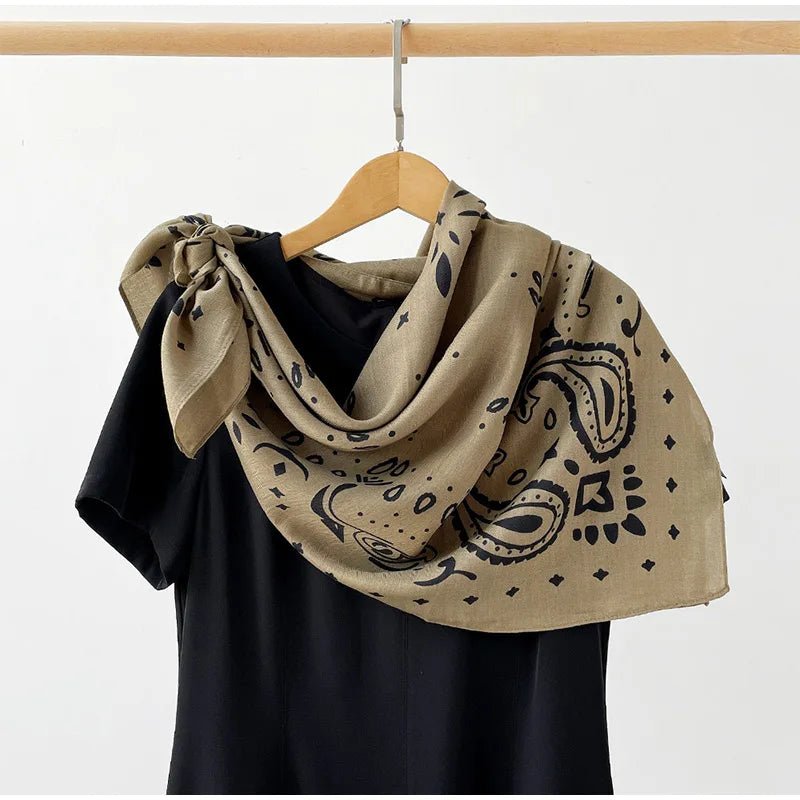 ZEYA - Portia Paisley Square Scarf