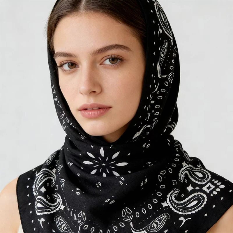 ZEYA - Portia Paisley Square Scarf