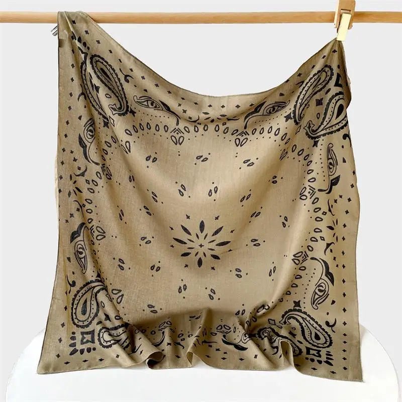 ZEYA - Portia Paisley Square Scarf