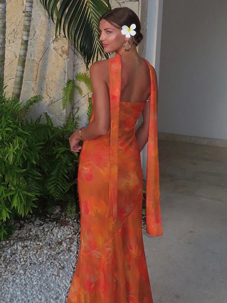 ZEYA - Rina Strapless Mesh Maxi Dress