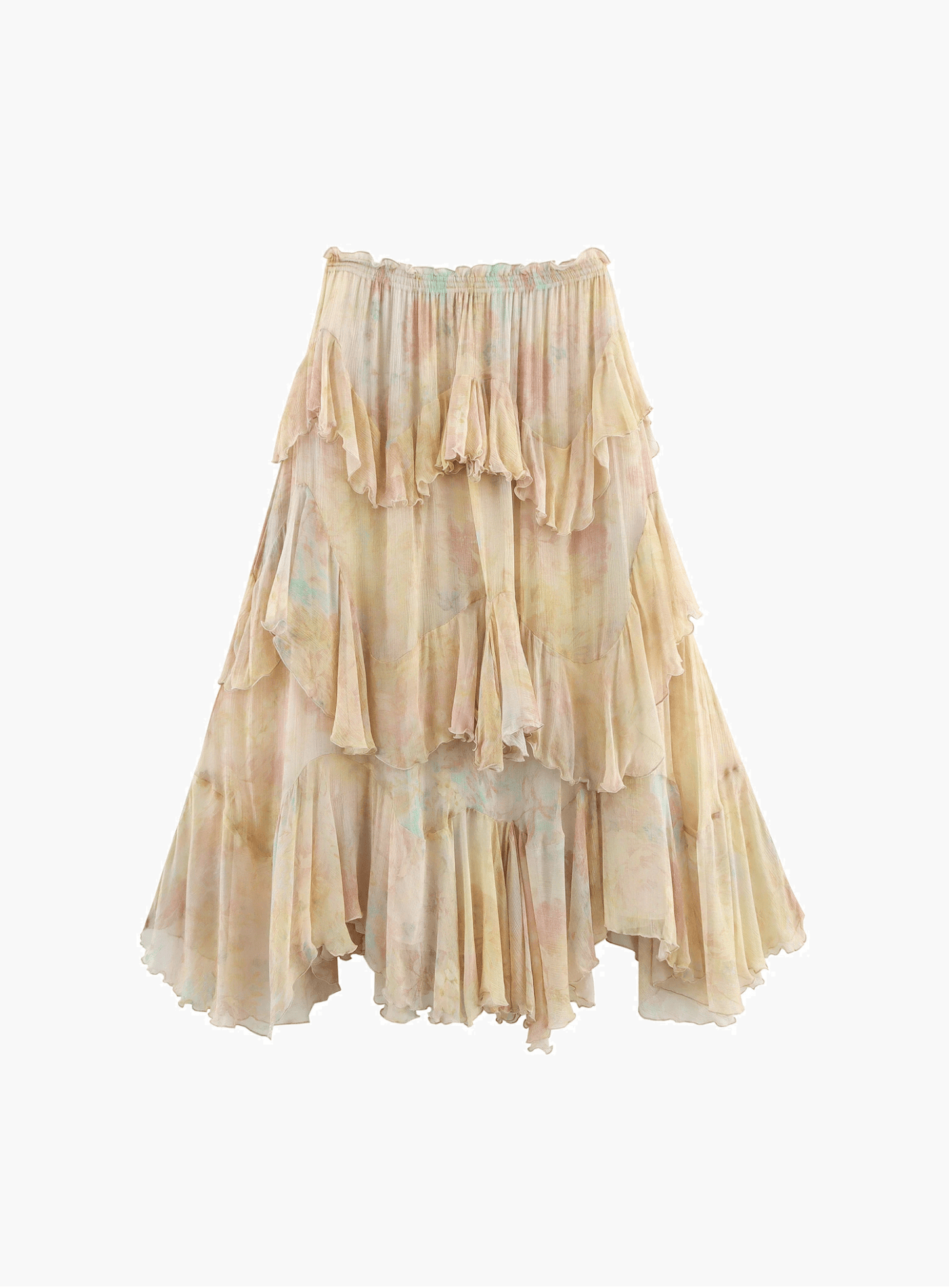 ZEYA - Sabine Tiered Boho Maxi Skirt