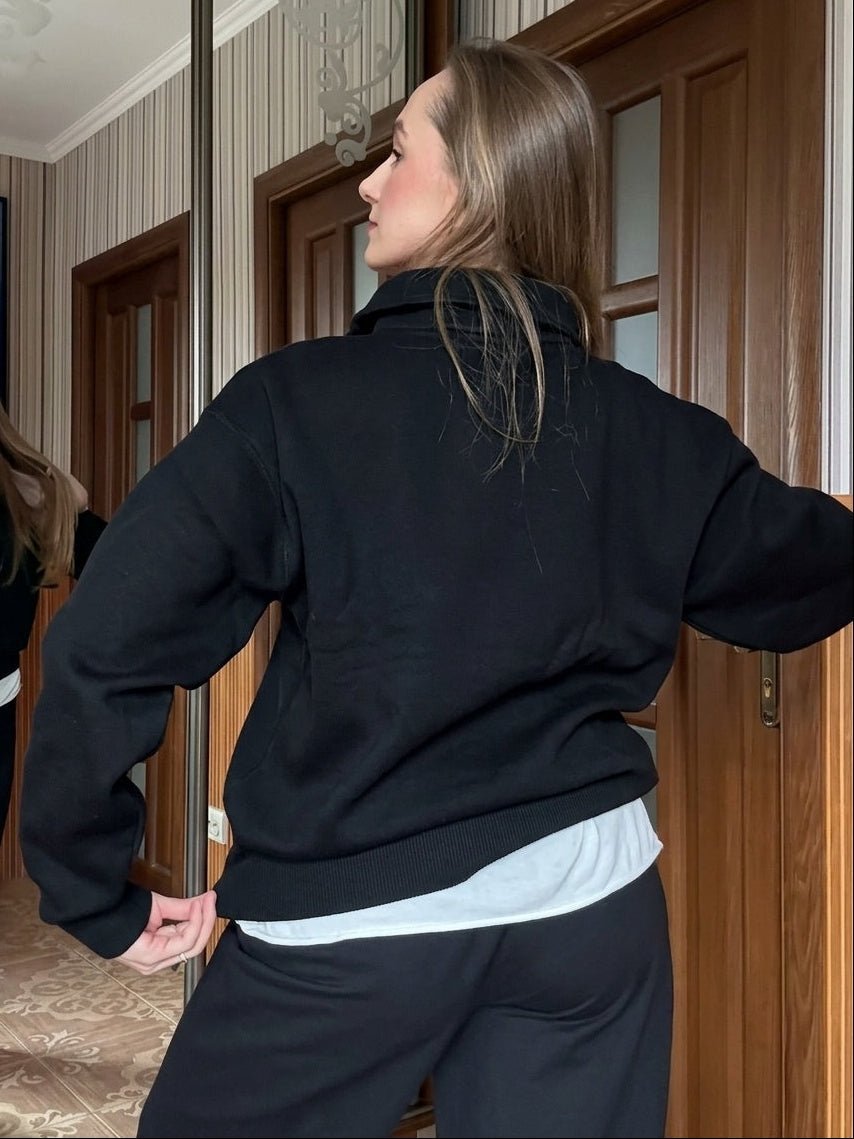 ZEYA - Sabrina Half-Zip Knit Sweater