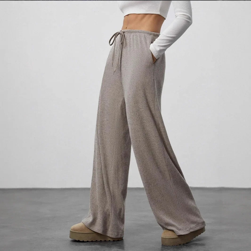 ZEYA - Samantha Wide Leg Knit Pants