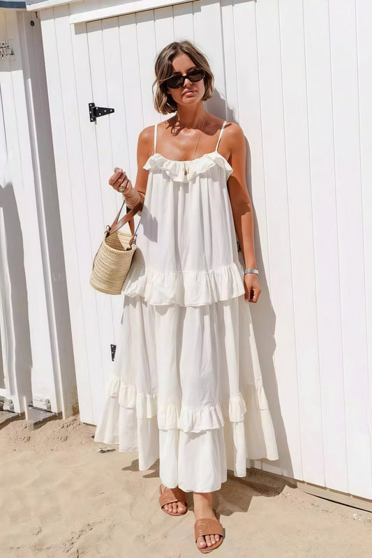 ZEYA - Sophia Ruffle Hem Maxi Dress